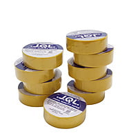 Jindal Quality Tape PVC Electrical Insulation Tape-Colored Pack of 10 Pieces (Yellow, 10) Jindal Quality Tape PVC Electrical Insulation Tape-Colored Pack of 10 Pieces (Yellow, 10)