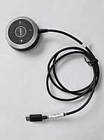 Used Jabra ENC010 Connector AUX to USB Adapter Volume Buttons Control