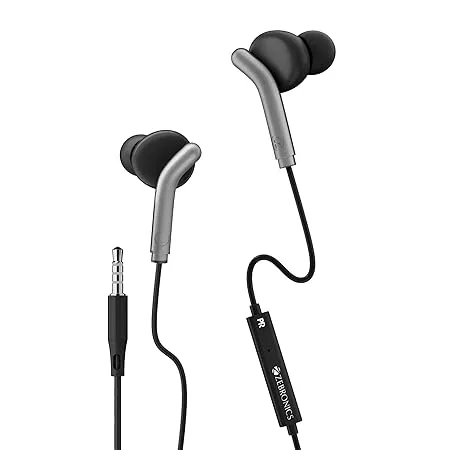 Zebronics Zeb Bro Black Wired In the Ear (With mic - Yes)